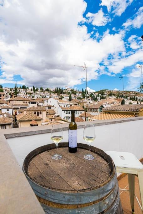 Apartamento Cosy Loft With Amazing Terrace & Spectacular Views Granada Exterior foto